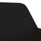 vidaXL Barhocker Schwarz Stoff vidaXL Barhocker Schwarz Stoff