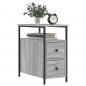 vidaXL Nachttische 2 Stk. Grau Sonoma 30x60x60 cm Holzwerkstoff vidaXL Nachttische 2 Stk. Grau Sonoma 30x60x60 cm Holzwerkstoff
