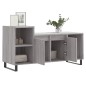 vidaXL TV-Schrank Grau Sonoma 100x35x55 cm Holzwerkstoff vidaXL TV-Schrank Grau Sonoma 100x35x55 cm Holzwerkstoff