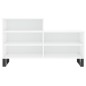 vidaXL Schuhregal Hochglanz-Weiß 102x36x60 cm Holzwerkstoff vidaXL Schuhregal Hochglanz-Weiß 102x36x60 cm Holzwerkstoff