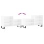 vidaXL Schuhregal Hochglanz-Weiß 102x36x60 cm Holzwerkstoff vidaXL Schuhregal Hochglanz-Weiß 102x36x60 cm Holzwerkstoff