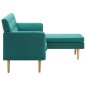 vidaXL Sofa L-Form Stoff 171,5x138x81,5 cm Grün vidaXL Sofa L-Form Stoff 171,5x138x81,5 cm Grün