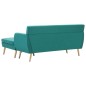 vidaXL Sofa L-Form Stoff 171,5x138x81,5 cm Grün vidaXL Sofa L-Form Stoff 171,5x138x81,5 cm Grün