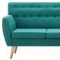 vidaXL Sofa L-Form Stoff 171,5x138x81,5 cm Grün vidaXL Sofa L-Form Stoff 171,5x138x81,5 cm Grün