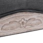 vidaXL Bank Leinen Massivholz 110x38x48 cm Dunkelgrau vidaXL Bank Leinen Massivholz 110x38x48 cm Dunkelgrau