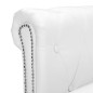 vidaXL Chesterfield-Sofa L-Form Kunstleder Weiß vidaXL Chesterfield-Sofa L-Form Kunstleder Weiß
