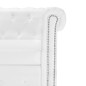 vidaXL Chesterfield-Sofa L-Form Kunstleder Weiß vidaXL Chesterfield-Sofa L-Form Kunstleder Weiß