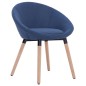 vidaXL Esszimmerstühle 2 Stk. Blau Stoff vidaXL Esszimmerstühle 2 Stk. Blau Stoff