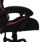 vidaXL Gaming-Stuhl mit RGB LED-Leuchten Weinrot Schwarz Kunstleder vidaXL Gaming-Stuhl mit RGB LED-Leuchten Weinrot Schwarz Kunstleder