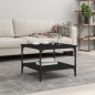 vidaXL Couchtisch Schwarz 55x55x40 cm Holzwerkstoff vidaXL Couchtisch Schwarz 55x55x40 cm Holzwerkstoff