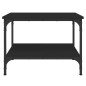 vidaXL Couchtisch Schwarz 55x55x40 cm Holzwerkstoff vidaXL Couchtisch Schwarz 55x55x40 cm Holzwerkstoff