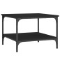 vidaXL Couchtisch Schwarz 55x55x40 cm Holzwerkstoff vidaXL Couchtisch Schwarz 55x55x40 cm Holzwerkstoff