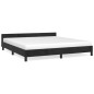 vidaXL Bettgestell mit Kopfteil Schwarz 180x200 cm Samt vidaXL Bettgestell mit Kopfteil Schwarz 180x200 cm Samt