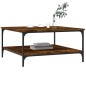 vidaXL Couchtisch Räuchereiche 80x80x40 cm Holzwerkstoff vidaXL Couchtisch Räuchereiche 80x80x40 cm Holzwerkstoff