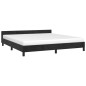 vidaXL Bettgestell mit Kopfteil Schwarz 180x200 cm Samt vidaXL Bettgestell mit Kopfteil Schwarz 180x200 cm Samt