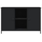 vidaXL TV-Schrank Schwarz 100x35x65 cm Holzwerkstoff vidaXL TV-Schrank Schwarz 100x35x65 cm Holzwerkstoff