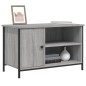 vidaXL TV-Schrank Grau Sonoma 80x40x50 cm Holzwerkstoff vidaXL TV-Schrank Grau Sonoma 80x40x50 cm Holzwerkstoff