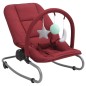 vidaXL Babywippe Rot Stahl vidaXL Babywippe Rot Stahl
