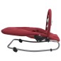vidaXL Babywippe Rot Stahl vidaXL Babywippe Rot Stahl
