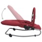 vidaXL Babywippe Rot Stahl vidaXL Babywippe Rot Stahl