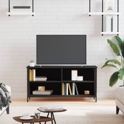 vidaXL TV-Schrank Schwarz 100x40x50 cm Holzwerkstoff
