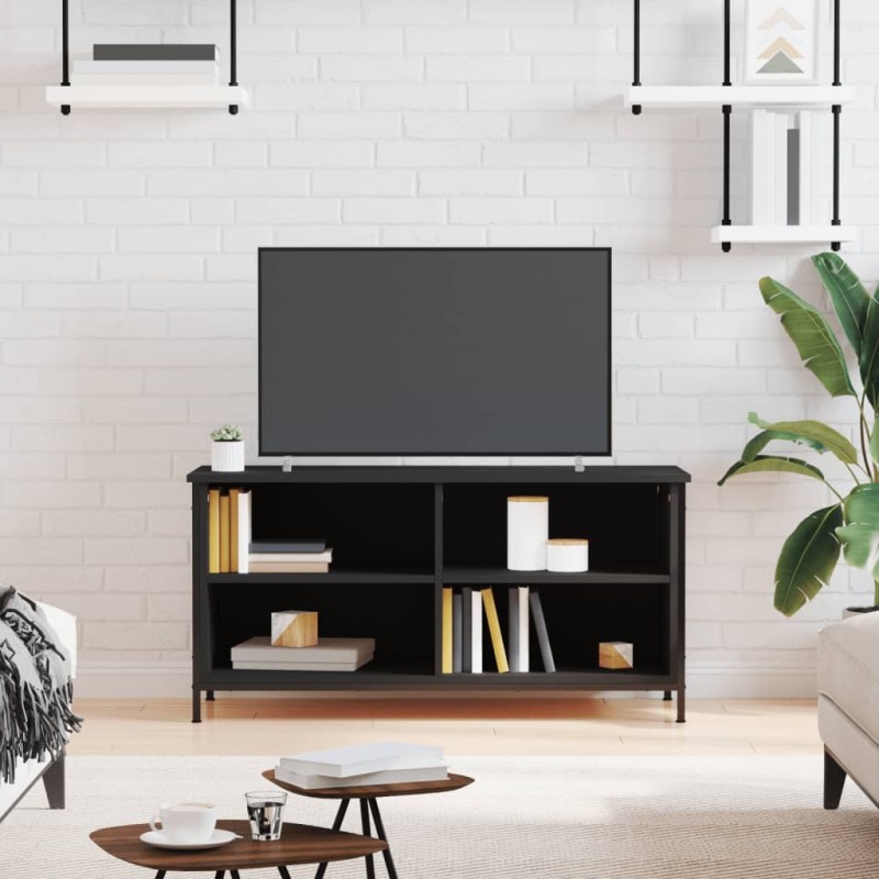 vidaXL TV-Schrank Schwarz 100x40x50 cm Holzwerkstoff vidaXL TV-Schrank Schwarz 100x40x50 cm Holzwerkstoff