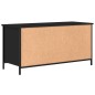 vidaXL TV-Schrank Schwarz 100x40x50 cm Holzwerkstoff vidaXL TV-Schrank Schwarz 100x40x50 cm Holzwerkstoff