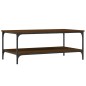 vidaXL Couchtisch Braun Eichen-Optik 100x55x40 cm Holzwerkstoff vidaXL Couchtisch Braun Eichen-Optik 100x55x40 cm Holzwerkstoff