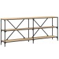 vidaXL Konsolentisch Sonoma-Eiche 180x30x75 cm Holzwerkstoff und Eisen vidaXL Konsolentisch Sonoma-Eiche 180x30x75 cm Holzwerkstoff und Eisen