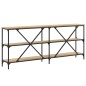 vidaXL Konsolentisch Sonoma-Eiche 180x30x75 cm Holzwerkstoff und Eisen vidaXL Konsolentisch Sonoma-Eiche 180x30x75 cm Holzwerkstoff und Eisen