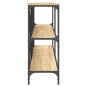 vidaXL Konsolentisch Sonoma-Eiche 160x30x75 cm Holzwerkstoff und Eisen vidaXL Konsolentisch Sonoma-Eiche 160x30x75 cm Holzwerkstoff und Eisen