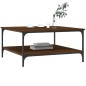vidaXL Couchtisch Braun Eichen-Optik 80x80x40 cm Holzwerkstoff vidaXL Couchtisch Braun Eichen-Optik 80x80x40 cm Holzwerkstoff