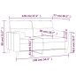 vidaXL 2-Sitzer-Sofa mit Zierkissen Hellgelb 120 cm Stoff vidaXL 2-Sitzer-Sofa mit Zierkissen Hellgelb 120 cm Stoff