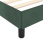 Bettgestell Dunkelgrün 80x200 cm Samt Bettgestell Dunkelgrün 80x200 cm Samt