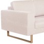 vidaXL 3-Sitzer-Sofa Stoff Cremeweiß vidaXL 3-Sitzer-Sofa Stoff Cremeweiß