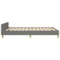 vidaXL Bettgestell mit Kopfteil Dunkelgrau 140x200 cm Stoff vidaXL Bettgestell mit Kopfteil Dunkelgrau 140x200 cm Stoff
