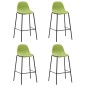 vidaXL Barhocker 4 Stk. Grün Stoff vidaXL Barhocker 4 Stk. Grün Stoff