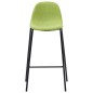 vidaXL Barhocker 4 Stk. Grün Stoff vidaXL Barhocker 4 Stk. Grün Stoff