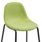 vidaXL Barhocker 4 Stk. Grün Stoff vidaXL Barhocker 4 Stk. Grün Stoff