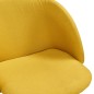 vidaXL Esszimmerstühle 2 Stk. Gelb Stoff vidaXL Esszimmerstühle 2 Stk. Gelb Stoff