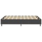 vidaXL Boxspring-Bettgestell Grau Stoff 160x200 cm vidaXL Boxspring-Bettgestell Grau Stoff 160x200 cm