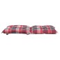 vidaXL Gartenstuhlauflagen für Niedriglehner 2 Stk. 100x50x7 cm Stoff vidaXL Gartenstuhlauflagen für Niedriglehner 2 Stk. 100x50x7 cm Stoff