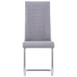 vidaXL Freischwinger 4 Stk. Hellgrau Stoff vidaXL Freischwinger 4 Stk. Hellgrau Stoff