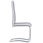 vidaXL Freischwinger 4 Stk. Hellgrau Stoff vidaXL Freischwinger 4 Stk. Hellgrau Stoff