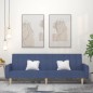 vidaXL Schlafsofa 2-Sitzer Blau Stoff vidaXL Schlafsofa 2-Sitzer Blau Stoff