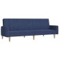 vidaXL Schlafsofa 2-Sitzer Blau Stoff vidaXL Schlafsofa 2-Sitzer Blau Stoff