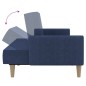 vidaXL Schlafsofa 2-Sitzer Blau Stoff vidaXL Schlafsofa 2-Sitzer Blau Stoff
