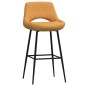 vidaXL Barhocker 2 Stk. Braun Samt vidaXL Barhocker 2 Stk. Braun Samt