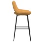 vidaXL Barhocker 2 Stk. Braun Samt vidaXL Barhocker 2 Stk. Braun Samt