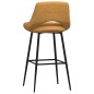 vidaXL Barhocker 2 Stk. Braun Samt vidaXL Barhocker 2 Stk. Braun Samt